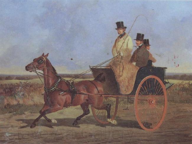 John Frederick Herring A Horse and Trap on the York Road Germany oil painting art